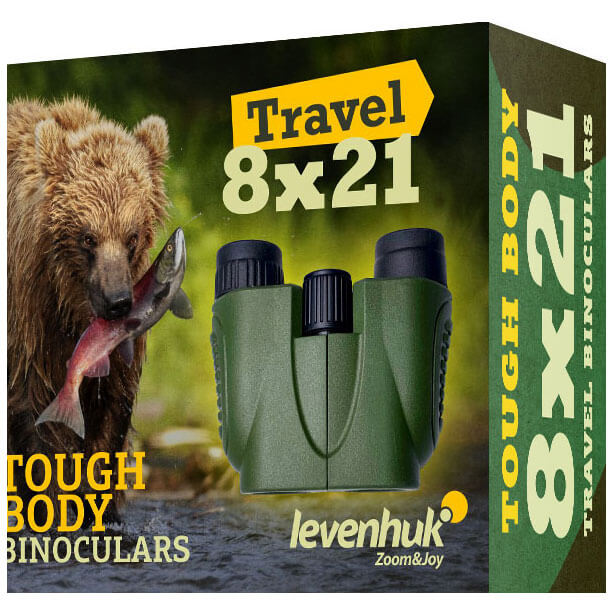 Turistický binokulárny ďalekohľad Levenhuk Travel 8x21 